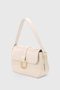 Zoozie Bags 263 Bolso de Hombro Crema Cuero PU 26cm